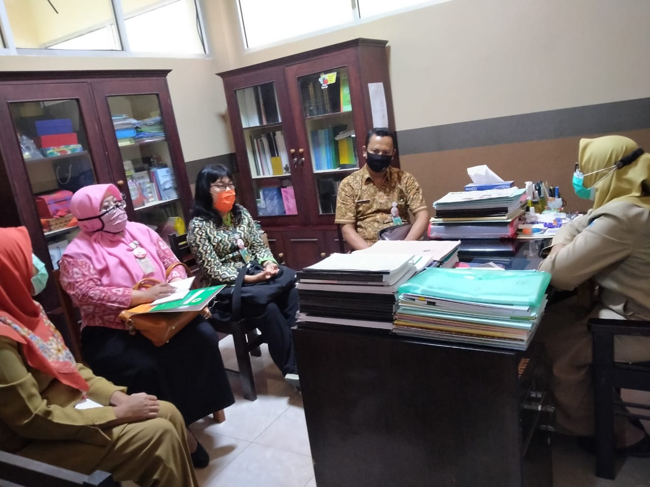 KUNJUNGAN RSJMS KE DINAS KESEHATAN KOTA MATARAM DALAM RANGKA MONEV PKS